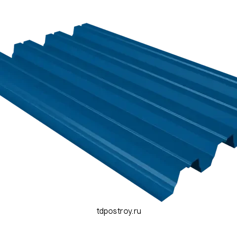 Профнастил Н75 синий RAL 5005 0,55 мм