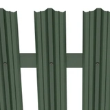 Штакетник Twin 0.45 мм односторонний полимерный RAL 6002